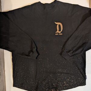Disney Disneyland Resort Spirit Jersey Shirt Belle of the Ball Black Bronze M